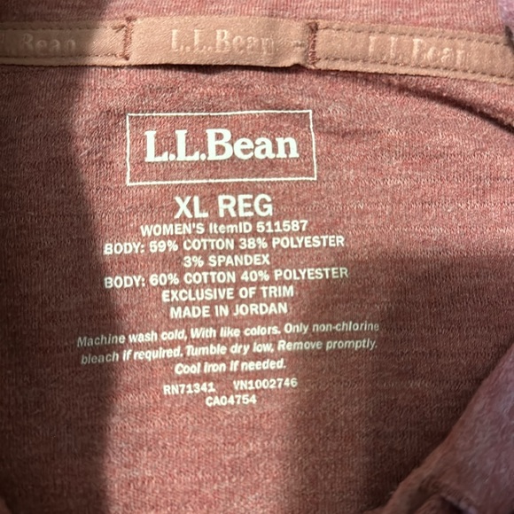 L.L. Bean cozy mixed knit women’s pullover size XL - Picture 3 of 3